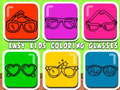 Gioco Facili occhiali da colorare per bambini in linea