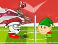 Gioco Calcio in testa dell'inverno di Babbo Natale in linea