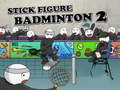 Gioco Badminton con Omini di Bastoncini 2 in linea