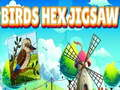 Gioco Puzzle Esagonale di Uccelli in linea