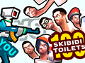 Gioco Tu contro 100 Toilettes Skibidi in linea