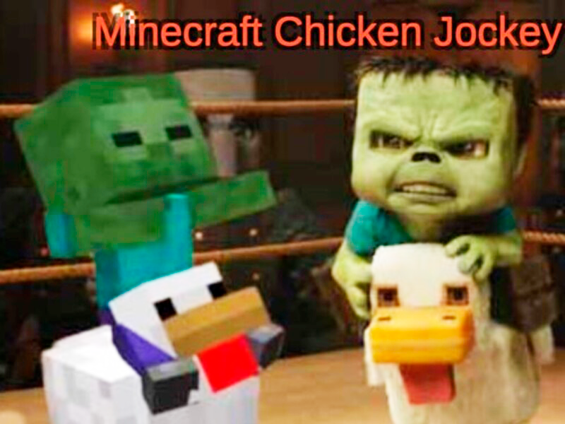 Gioco Minecraft Chicken Jockey in linea