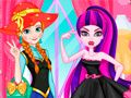 Gioco Principessa contro Ragazza Mostro in linea