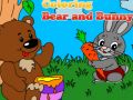 Gioco Colorare Orso e Coniglio in linea