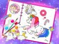 Gioco Libro da colorare di favolosi unicorni carini in linea