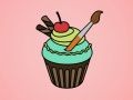 Gioco Colorazione di Cupcake Gustosi in linea