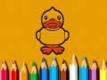 Gioco Tornare a Scuola: Libro da Colorare Anatre in linea