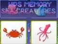 Gioco Memoria dei Bambini Creature Marine in linea
