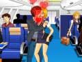 Gioco Bacio con l'assistente di volo in linea