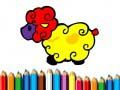 Gioco Colora il bambino pecora in linea