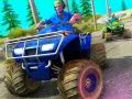 Gioco Stunt del Derby con Quad in linea