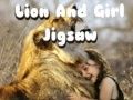 Gioco Puzzle Leone e Ragazza in linea