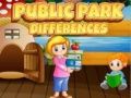 Gioco Differenze nel parco pubblico in linea