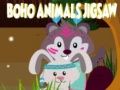 Gioco Puzzle Animali Boho in linea