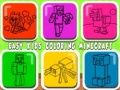 Gioco Colorazione facile per bambini Minecraft in linea