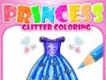 Gioco Colorazione Principessa Glitter in linea