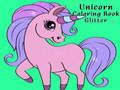 Gioco Libro da Colorare Unicorno Glitter in linea
