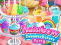 Gioco Festa della Pasticceria dei Dessert Arcobaleno in linea
