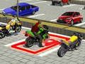 Gioco Gioco di Parcheggio Moto nella Città dei Supereroi 3D in linea