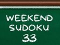 Gioco Sudoku del Weekend 33 in linea