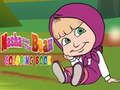 Gioco Masha e Orso: Libro da Colorare in linea
