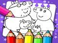 Gioco Libro da Colorare di Peppa Pig in linea