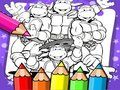 Gioco Libro da Colorare delle Tartarughe Ninja in linea