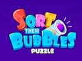 Gioco Ordina le bolle: Puzzle in linea