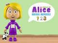Gioco Mondo dei Numeri Animali di Alice in linea