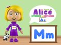 Gioco Mondo di Alice Maiuscole e Minuscole in linea
