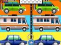 Gioco Auto dei Cartoni Animati Trova le Differenze in linea