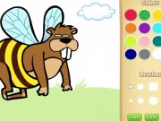 Gioco Libro da colorare di animali divertente per bambini in linea