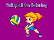 Gioco Pallavolo da colorare divertimento in linea
