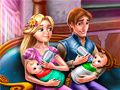 Gioco Giornata Familiare delle Gemelle Rapunzel in linea Gioco Giornata Familiare delle Gemelle Rapunzel in linea