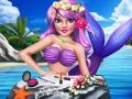 Gioco Stile di Trucco della Principessa Sirena in linea