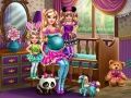 Gioco Barbie con gemelli in linea