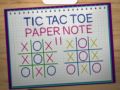 Gioco Tris Block Note 2 in linea