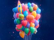 Gioco Merge 3D- Match 3 Balloons in linea