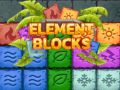 Gioco Blocchi Elementi in linea