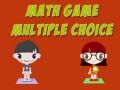 Gioco Gioco di Matematica a Scelta Multipla in linea