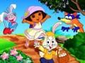 Gioco Dora Buona Pasqua. Trova le differenze in linea Gioco Dora Buona Pasqua. Trova le differenze in linea