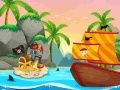 Gioco Colorazione Viaggio da Pirata in linea