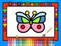 Gioco Colora e decora le farfalle in linea