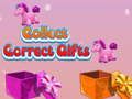 Gioco Raccogli i regali corretti in linea