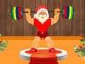 Gioco Babbo Natale Sollevatore di Pesi in linea