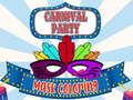 Gioco Colorazione delle maschere di carnevale in linea