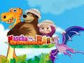 Gioco Masha e Orso: Dinosauro in linea
