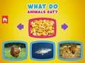 Gioco Cosa mangiano gli animali? in linea