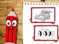 Gioco Libro da Colorare Auto per il Ritorno a Scuola in linea