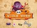 Gioco Gioco di Puzzle delle Parole di Strega per Halloween in linea